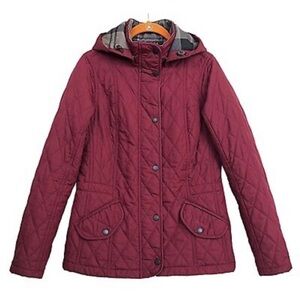 Barbour Women's Millfire Quilted Burgundy Jacket